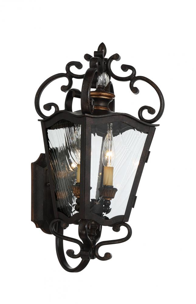 2 LIGHT OUTDOOR LANTERN