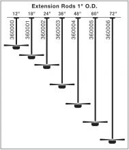  360005BAB - Fan Down Rod 60 Inch