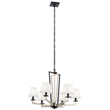 Kichler 44022PN - Dancar™ 28&#34; 6 Light Chandelier Polished Nickel