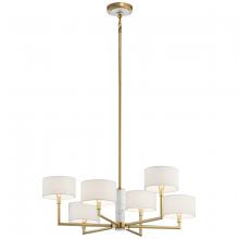  52052CG - Laurent 16" 6 Light Chandelier in Champagne Gold