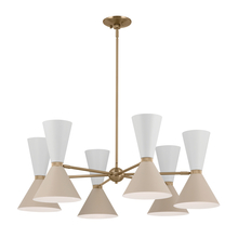  52566CPZGRG - Chandelier 12Lt