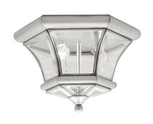 Livex Lighting 7052-91 - 2 Light Brushed Nickel Ceiling Mount