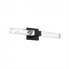  BWS42426-BK - Baton 26in 120/277V LED Wall Sconce in Black with Optic Haze Quartz