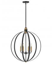  83034BK - Medium Orb Chandelier