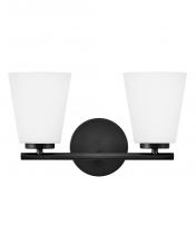  85422BK - Small Two Light Vanity