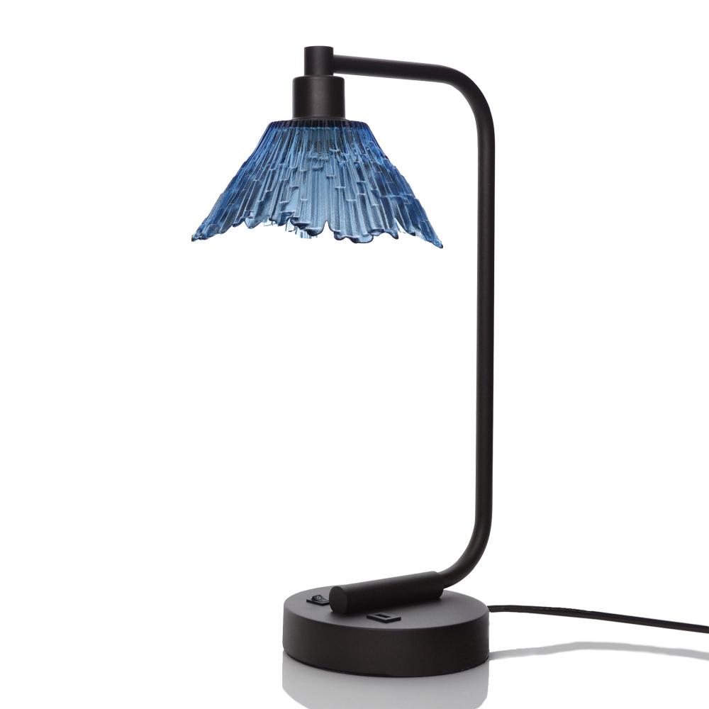 212 Summit: Table Lamp - Steel Blue / Matte Black