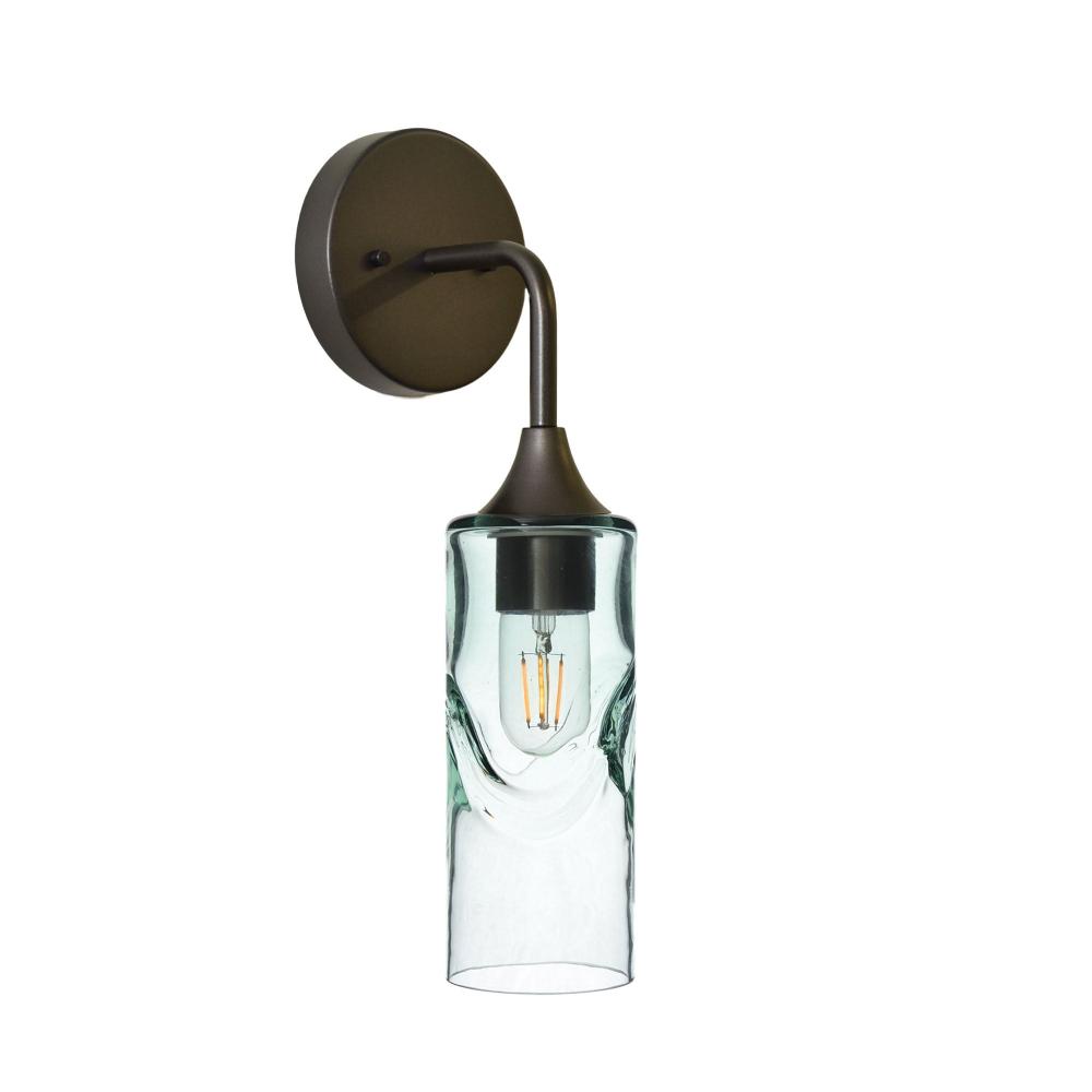 513 Swell: Wall Sconce - Eco Clear / Antique Bronze