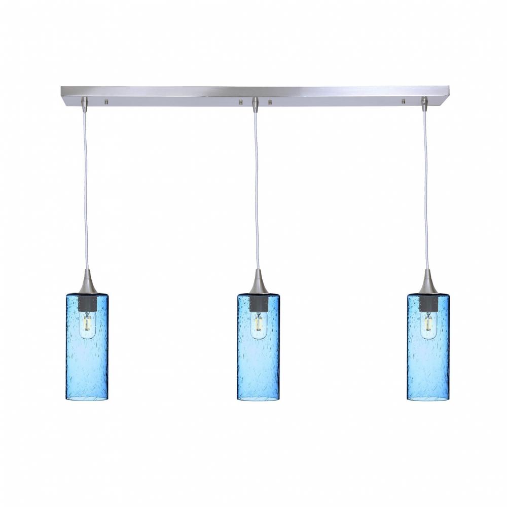 515 Lunar: 3 Pendant Linear Chandelier