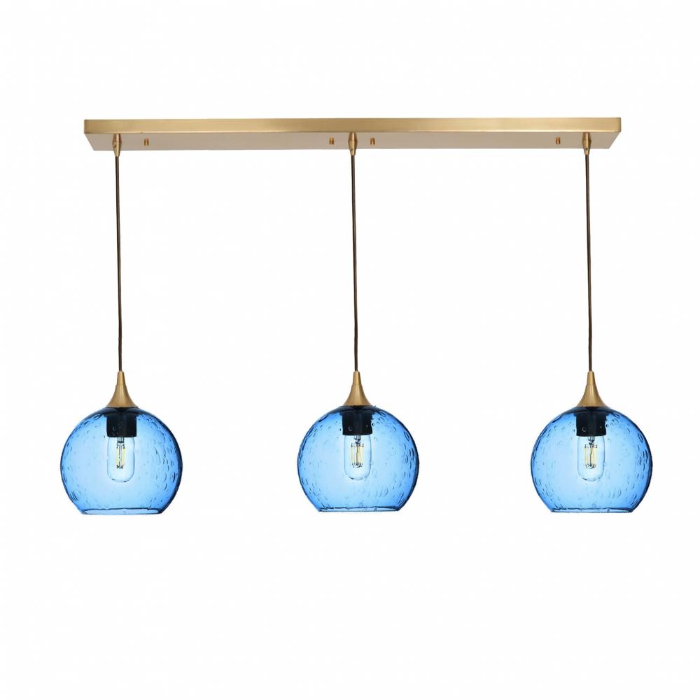 767 Lunar: 3 Pendant Linear Chandelier