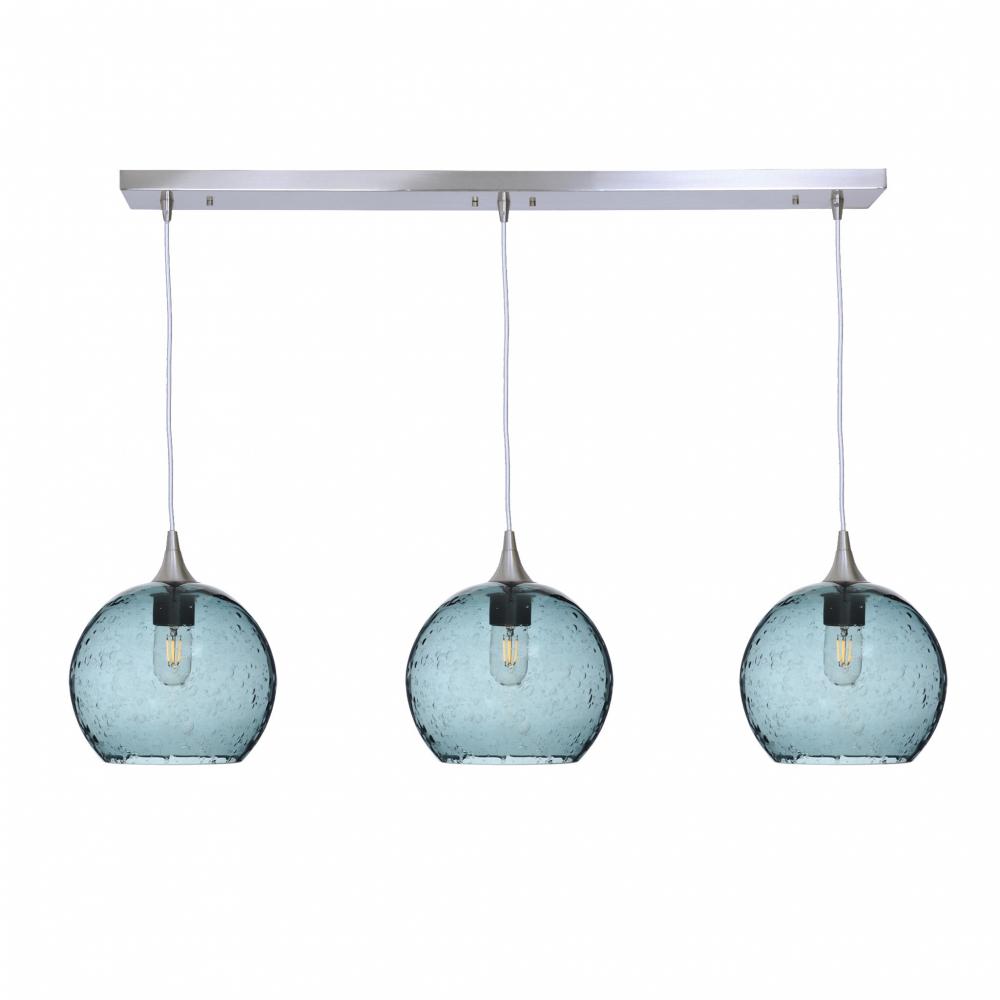 768 Lunar: 3 Pendant Linear Chandelier