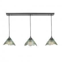  X3-212SUMCLR-LIN02-BNZ-X4-04W - 212 Summit: 3 Pendant Linear Chandelier