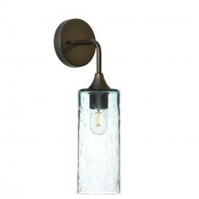 Bicycle Glass X1-515LUNCLR-SCN01-BNZ-XX-04W - 515 Lunar: Wall Sconce - Eco Clear / Antique Bronze