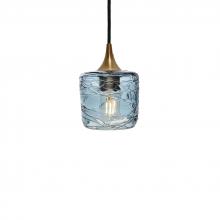  X1-601SPNGRA-PEN01-BRS-X4-04W - 601 Spun: Single Pendant Light