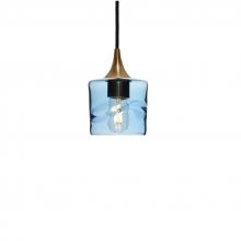  X1-601SWLSTB-PEN01-BRS-X4-04W - 601 Swell: Single Pendant Light