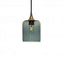  X1-603LUNGRA-PEN01-BRS-X4-04W - 603 Lunar: Single Pendant Light