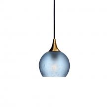  X1-763CELSTB-PEN01-BRS-X4-04W - 763 Celestial: Single Pendant Light