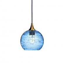  X1-767SPNSTB-PEN01-BRS-X4-04W - 767 Spun: Single Pendant Light