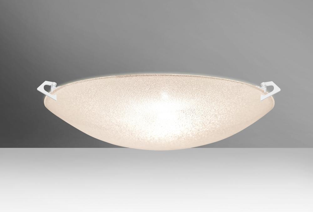 Besa Ceiling Sonya 17 White Glitter 3x11W LED