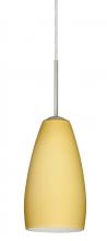  1BC-1509VM-LED-SN - Besa Chrissy Pendant Satin Nickel Vanilla Matte 1x9W LED