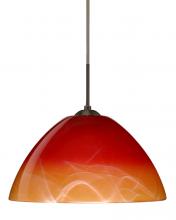 Besa Lighting 1JC-4201SL-BR - Besa Pendant Tessa Bronze Solare 1x75W Medium Base