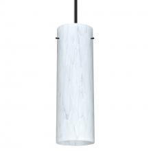 Besa Lighting 1JC-493019-BK - Besa Stilo 9 Pendant Black Carrera 1x40W MAX E26 Base