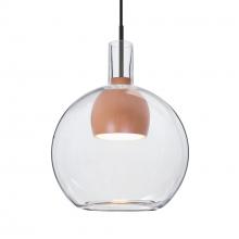  1JC-BENJICLMD-LED-BK - Besa, Benji Cord Pendant, Clear/Medium, Black Finish, 1x9W LED