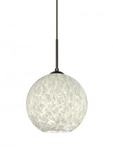  1JC-COCO819-BR - Besa Coco 8 Pendant, Carrera, Bronze Finish, 1x60W Medium Base