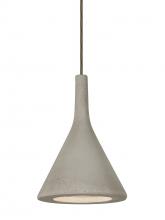  1JC-GALATN-LED-BR - Besa Gala Pendant, Tan, Bronze Finish, 1x9W LED