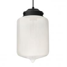  1JC-OLINFR-BK - Besa Olin Pendant Black Frost 1x60W MAX E26 Base