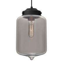  1JC-OLINSM-BK - Besa Olin Pendant Black Smoke 1x60W MAX E26 Base