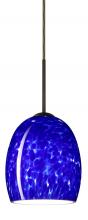  1JT-169786-BR - Besa Lucia Pendant Bronze Blue Cloud 1x75W Medium Base