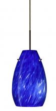  1JT-412686-BR - Besa Pera 9 Pendant Bronze Blue Cloud 1x100W Medium Base