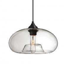  1JT-BANACL-BK - Besa Pendant Bana Black Clear 1x60W MAX E26 Base