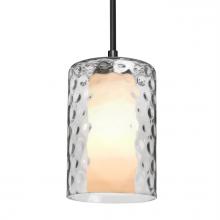  1JT-ESACL-LED-BK - Besa, Esa Cord Pendant, Clear, Black Finish, 1x5W LED