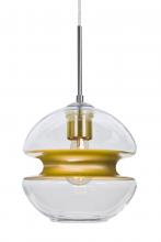 Besa Lighting 1JT-HULA8GD-EDIL-SN - Besa Hula 8 Cord Pendant