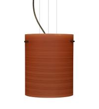  1KG-4006CH-LED-BR - Besa Tamburo 8 Pendant Cherry Bronze 1x11W LED