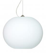 Besa Lighting 1KX-477507-SN - Besa Pendant Jordo Satin Nickel Opal Matte 1x150W Medium Base