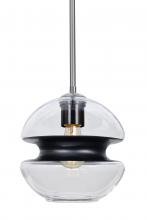 Besa Lighting 1TT-HULA8BK-EDIL-SN - Besa Hula 8 Stem Pendant