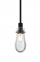 Besa Lighting 1TT-WISHCL-BK - Besa Wish Stem Pendant