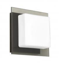 Besa Lighting 1WS-7735SM-BR - Besa Wall Alex Bronze Opal/Smoke 1x50W G9