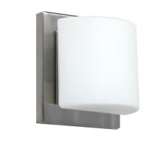 Besa Lighting 1WS-787307-SN - Besa Wall Paolo Satin Nickel Opal Matte 1x50W G9