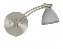 Besa Lighting 1WW-1858MN-SN - Besa Wall Divi Satin Nickel Metal Satin Nickel 1x50W Mr16