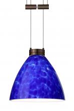  1XA-177986-BR - Besa Pendant Mia Bronze Blue Cloud 1x50W Halogen