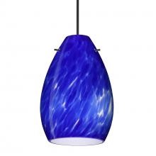  1XC-171386-BK - Besa Pendant Pera 6, Black Finish, Blue Cloud 1x50W MAX GY6.35 Base