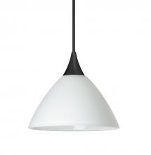  1XC-174307-BK - Besa Pendant Domi, Black Finish, White 1x50W MAX GY6.35 Base