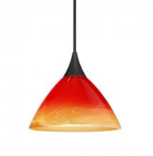  1XC-1743SL-BK - Besa Pendant Domi, Black Finish, Solare 1x50W MAX GY6.35 Base