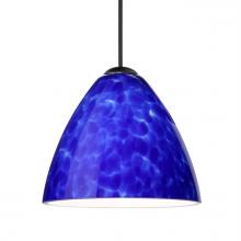  1XC-177986-BK - Besa Pendant Mia, Black Finish, Blue Cloud 1x50W MAX GY6.35 Base