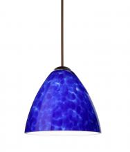  1XC-177986-BR - Besa Pendant Mia Bronze Blue Cloud 1x50W Halogen