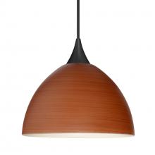  1XC-4679CH-BK - Besa Pendant Brella, Black Finish, Cherry 1x50W MAX GY6.35 Base