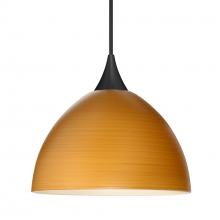  1XC-4679OK-BK - Besa Pendant Brella, Black Finish, Oak 1x50W MAX GY6.35 Base